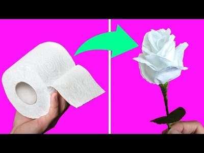 04 Toilet Paper Flowers DIY