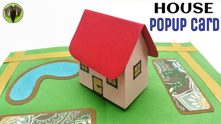 3D House Popup card - DIY Tutorial - 902