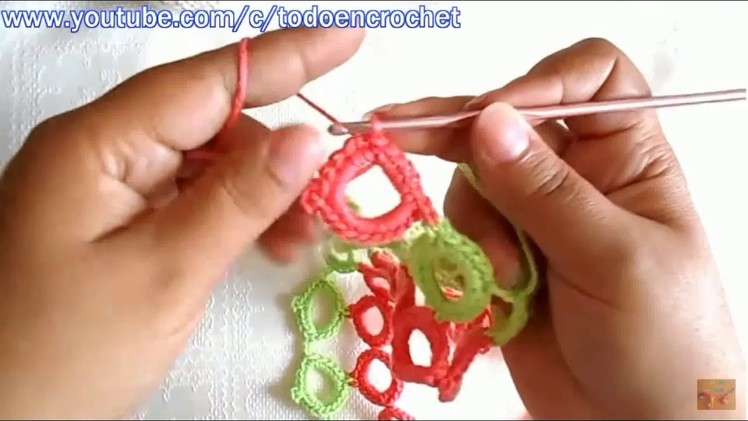 Blouse or dress in crochet (ganchillo) subtitles english