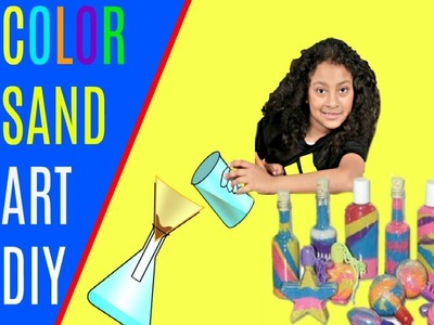 BOTTLE SAND ART FOR KIDS DIY TUTORIAL Gabe Tube TV