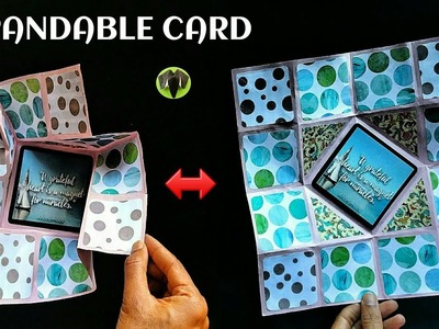 Collapsible & Expandable card | Scrapbook - DIY Tutorial - 899