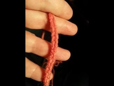 Comment faire une chainette FACILE sans crochet et sans la tricoté :)DIY