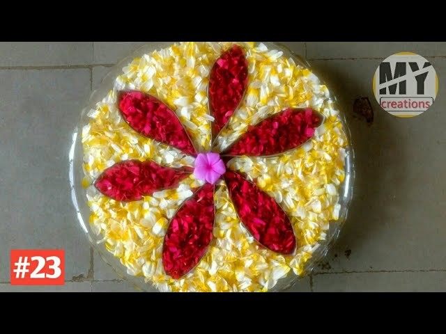 Creative and Easy to Make Floating Flowers Decoration for Glass Bowl #23 | My Creations