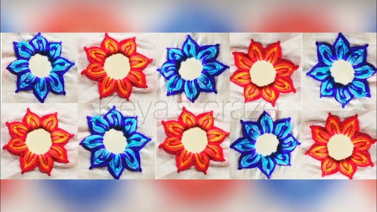 Creative Shesha hand embroidery for dupatta | Mirror work for dupatta | Keya’s craze | 2018