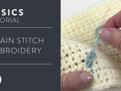 Crochet Basics: Chain Stitch Embroidery
