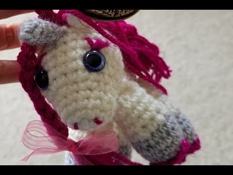 Crochet  Quick Easy Beginner Little Magical Whimsical Unicorn DIY Video Tutorial