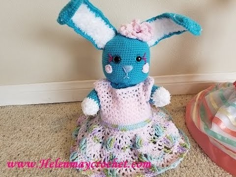Crochet Viz A Vi Cluster Lace Baby Dress DIY Video Tutorial