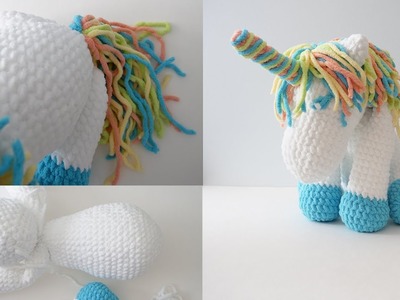 Cuddles Crochet Unicorn Pattern and Tutorial