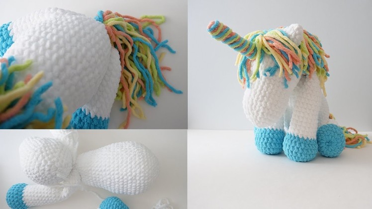 Cuddles Crochet Unicorn Pattern and Tutorial