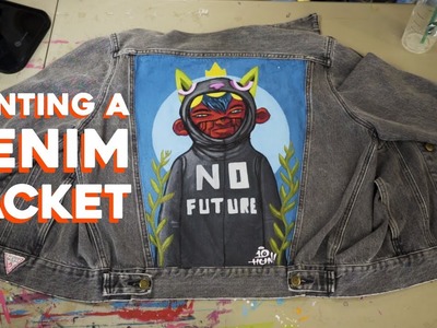 Custom Painted Denim Jacket - Ten Hundred