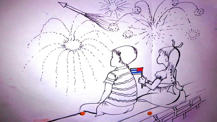 Diwali Drawing for Kid | Diwali Drawing | Diwali festival drawing