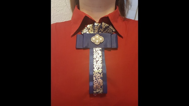 DIY. Bow Brooch.Brosche.Bros.Tutorial