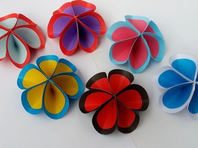 DIY: How to Make Easy & Beautiful Origami Paper Flower!!!