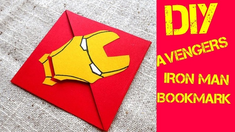 DIY Iron Man Bookmark | DIY Avengers Bookmark | C.A.N