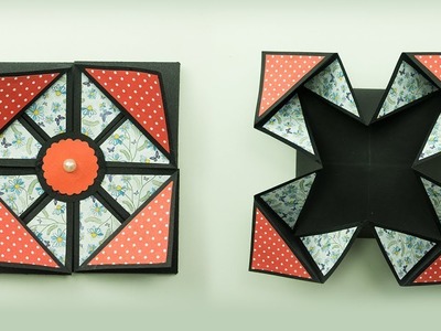DIY Napkin Fold Greeting Card - Paper Crafts - Handmade Card - Tutorial ( Very Easy)