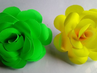 Diy paper rose ( Full tutorial ) || step by step make paper rose