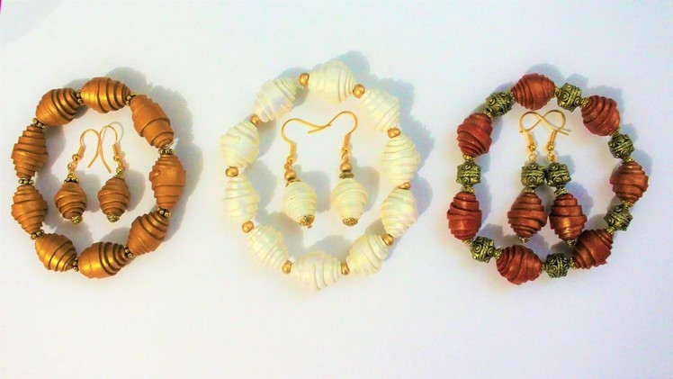 DIY Polymer Clay Beads Tutorial | Bracelet and Earrings Set