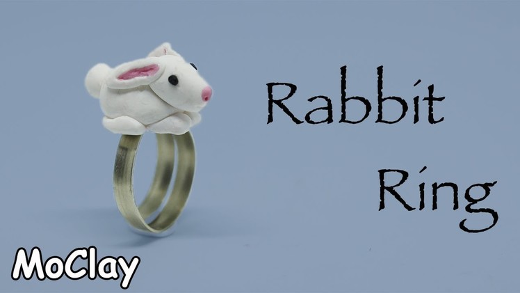 Diy Rabbit Ring - Polymer clay tutorial