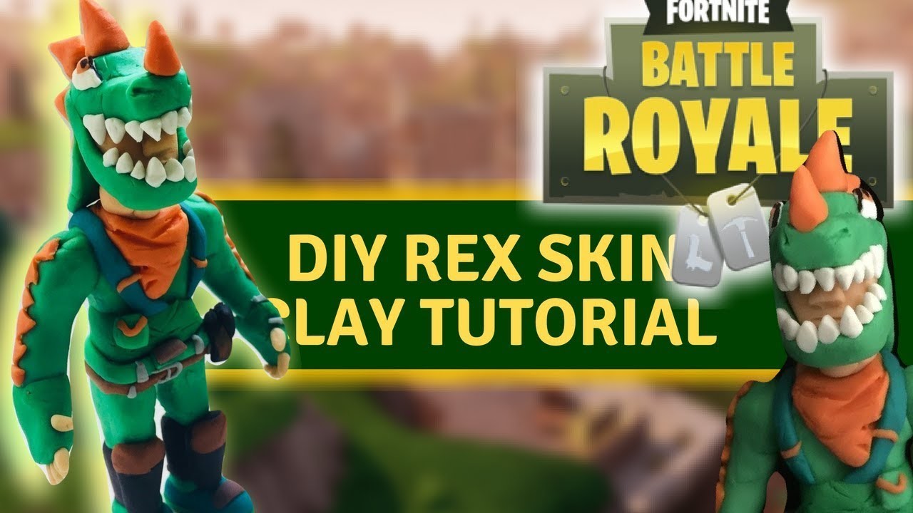 diy rex skin from fortnite clay tutorial - fortnite rex skin