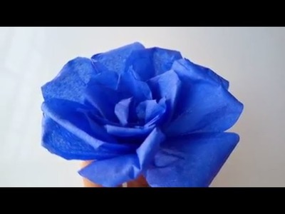 DIY Rose Crepe Paper Flowers | Flower Making of Crepe Paper (Paper Flower Tutorial)