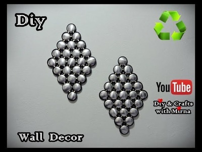 Diy. Wall Decor (Aluminum Cans) (recycling) Diy & Crafts with Mirna