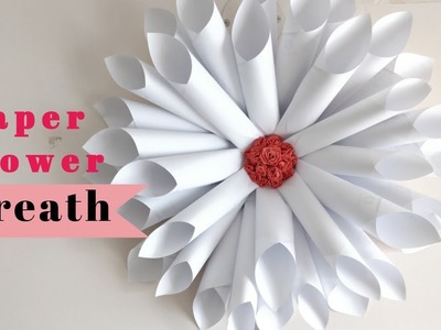 Diy Wall Decor Ideas With Paper | Big paper flowers DIY