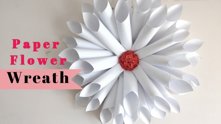 Diy Wall Decor Ideas With Paper | Big paper flowers DIY