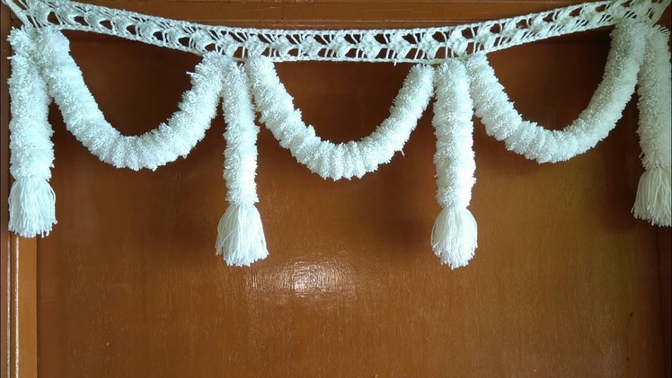 DlY how to make wool gate hanging toran,Door hanging,