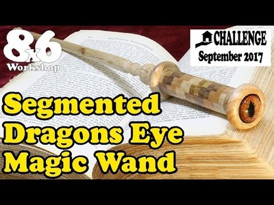Dragon's Eye Wand - Segmented Wood Turning - Small Workshop Challenge - 012