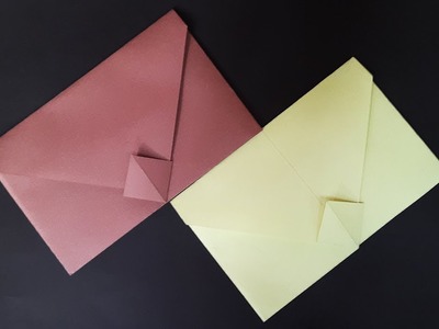 Envelope Making tutorial with Paper - DIY Easy Origami Envelope