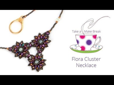 Flora Cluster Necklace | Take a Make Break with Beads Direct