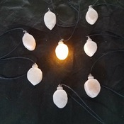 Hand Crafted Himalayan Salt Necklace that Lights Up! (special shape)