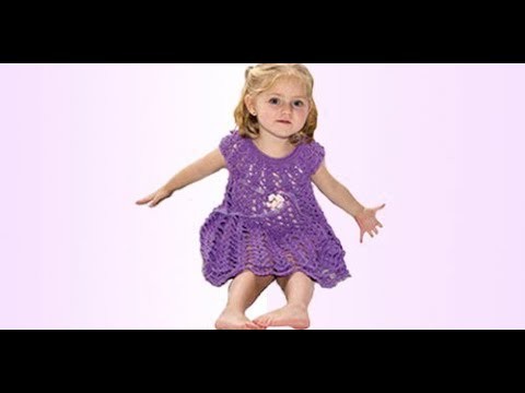 HOW TO CROCHET A DRESS FOR A GIRL - EASY AND FAST - BY LAURA CEPEDA