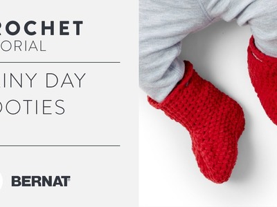 How to Crochet Rainy Day Baby Booties