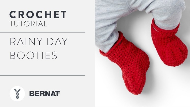 How to Crochet Rainy Day Baby Booties