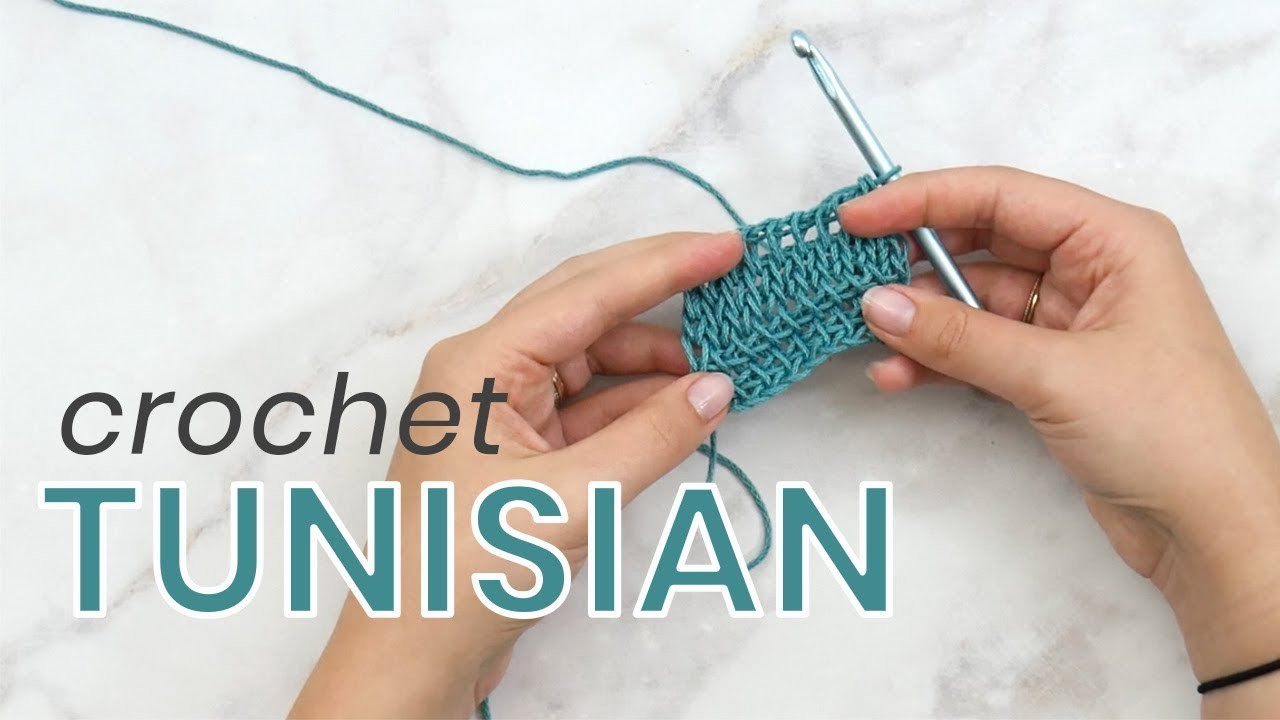 How to Crochet Tunisian Simple + Knit Stitch