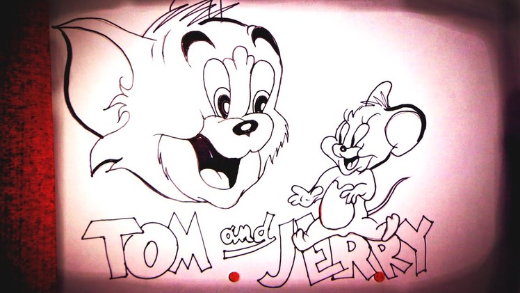 How to Draw Tom and Jerry Cartoon Drawing