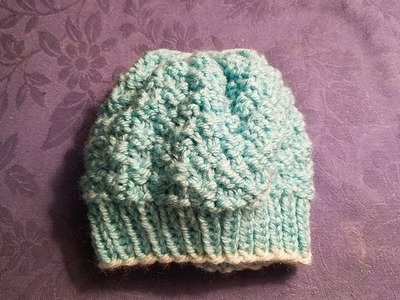 How to knit a newborn baby hat 0-3 months (very easy)