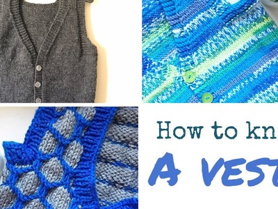 How to knit a VEST Part 2 | TeoMakes
