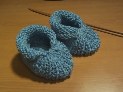 How to Knit BABY BOOTIES