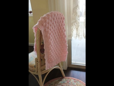 How to Knit the Bobble.Strawberry Stitch Blanket Ahududu