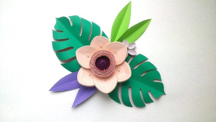 How to Make a Beautiful Paper Quilling Flower