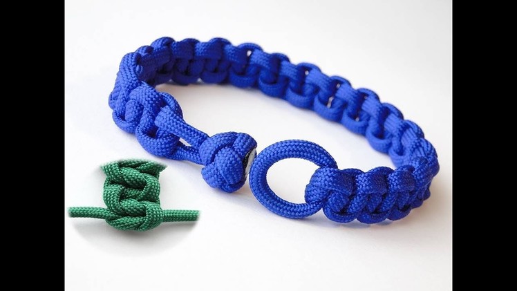 How to Make a Cobra Paracord Bracelet Without Centre Strands-Cobra Knot and Loop-Elastic Weave