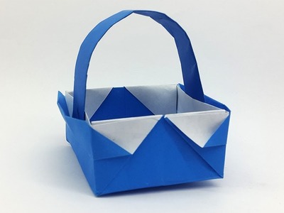 How to make a Paper Basket for Easter - DIY Origami Basket
