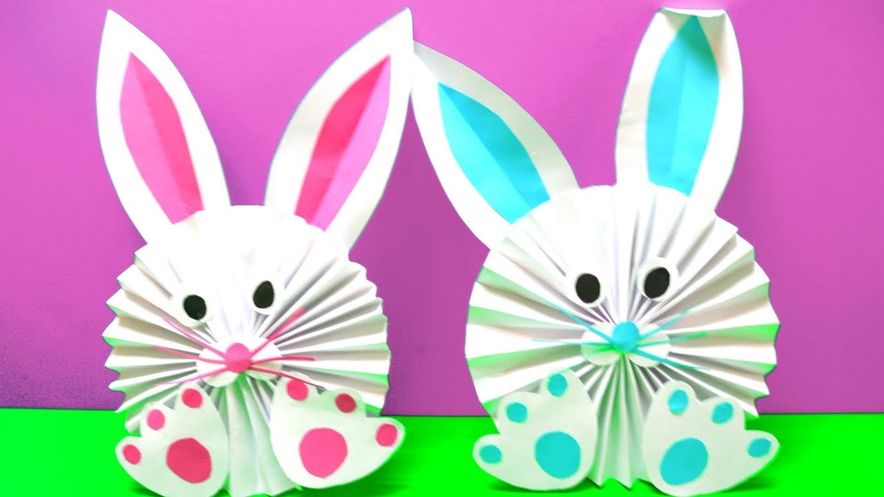 How to Make a Paper Bunny  Easy Easter Crafts Ideas  EMMA DIY #63