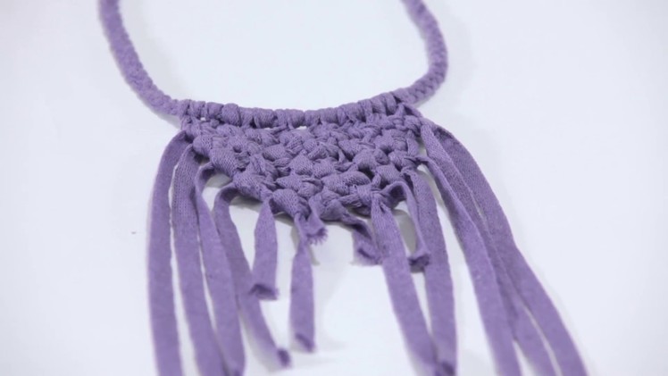 'How To Make' Macrame Necklace