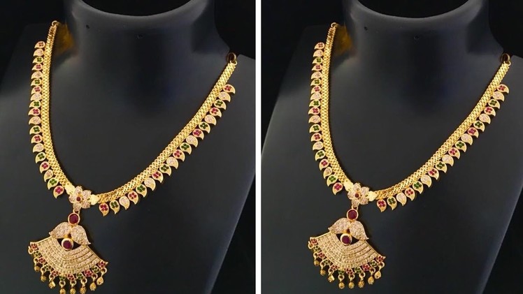 Light Weight Simple Gold Necklace Design Images || Jewel Fashion