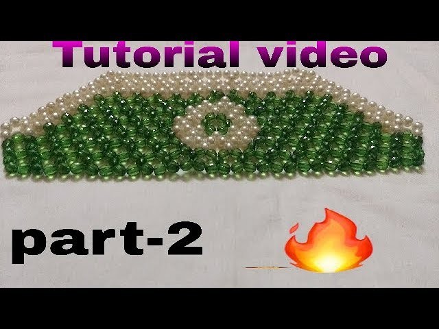 Part-2.How to make beads bag (pearl  beaded bag)
