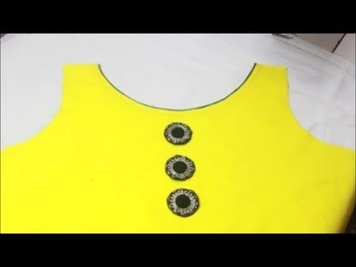 Perfect Boat Neck For Blouse.Churidar Cutting &Stitching (DIY)