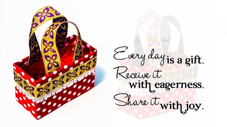 Return Gift ideas | Return gift basket | gift basket | best out of waste | DIY